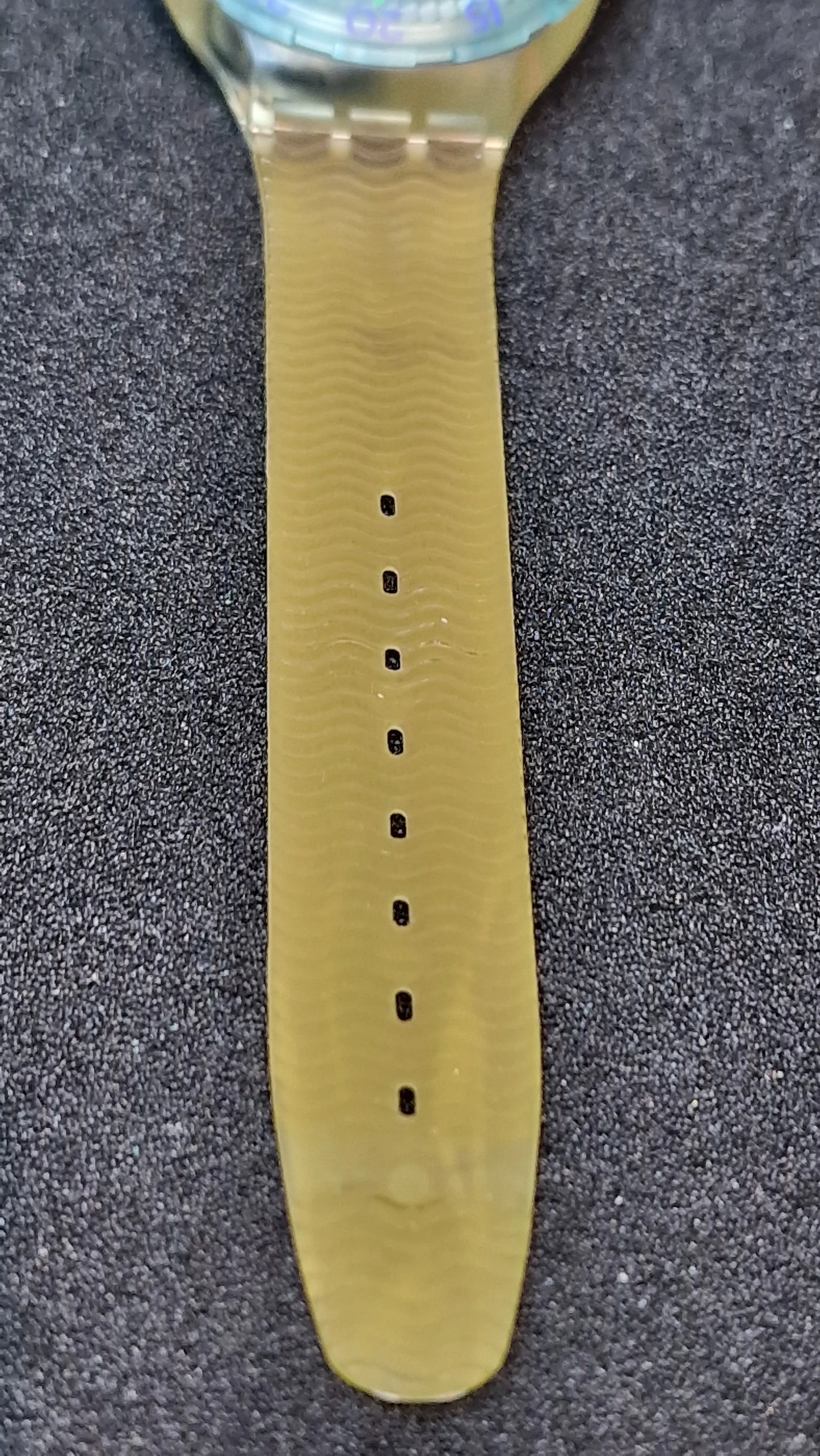 Swatch Scuba 200 SDK107 “Blue Ice” 1993 – Transparent Diver, Full Set 🎯