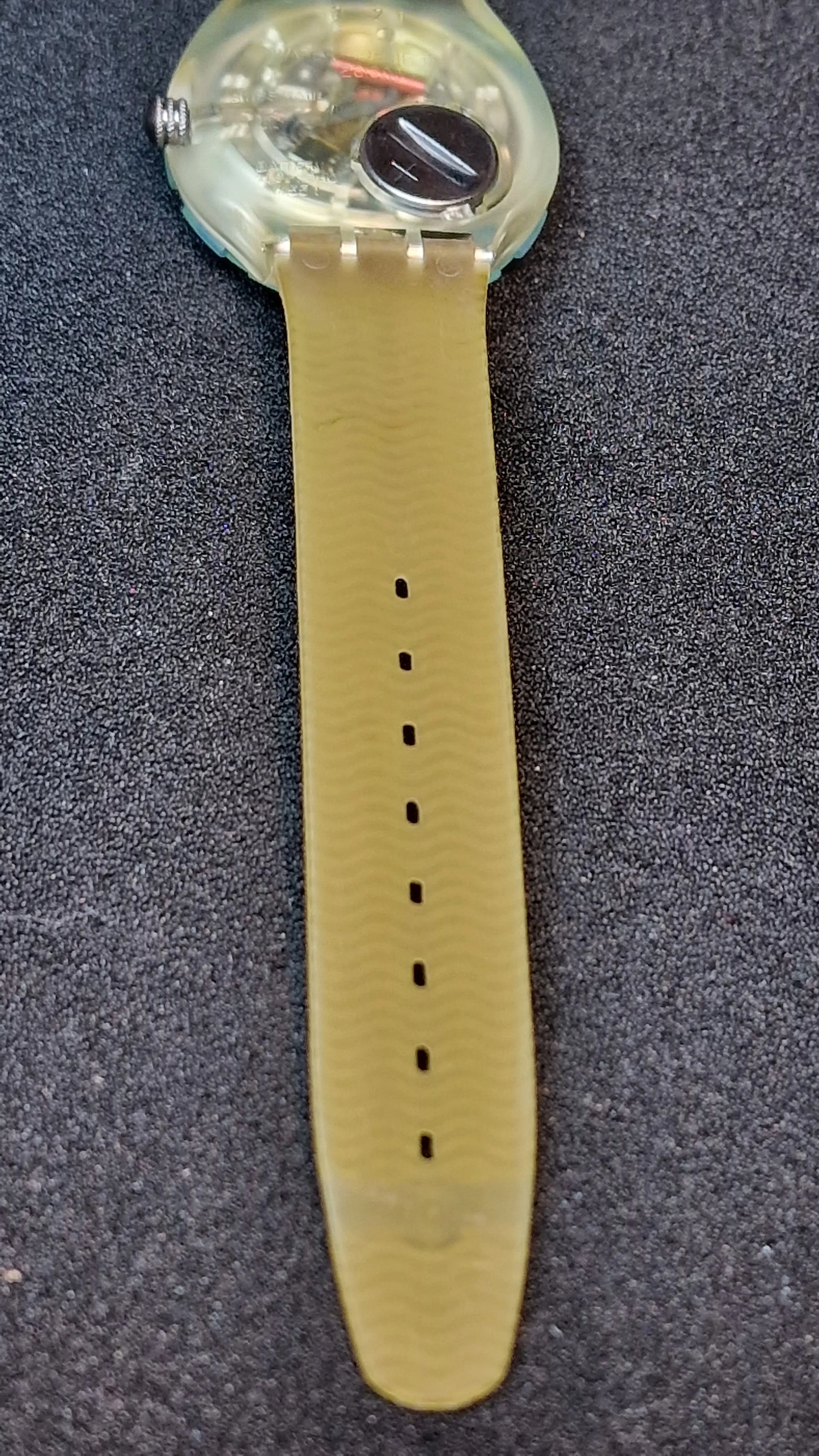 Swatch Scuba 200 SDK107 “Blue Ice” 1993 – Transparent Diver, Full Set 🎯