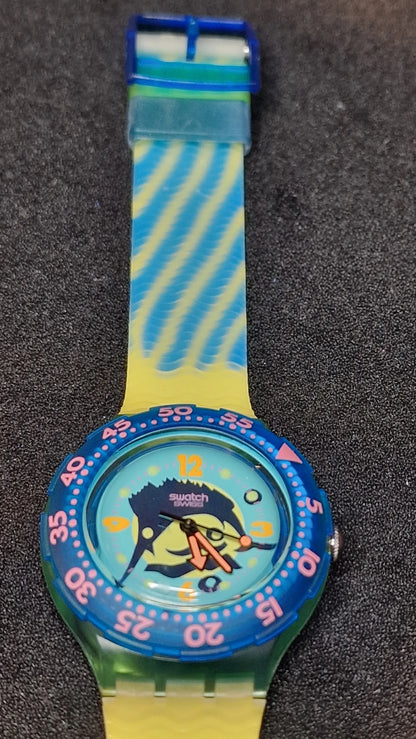 🕒 Swatch Scuba 200 – Swordfish (SDG101), 1993 – Vintage Diver
