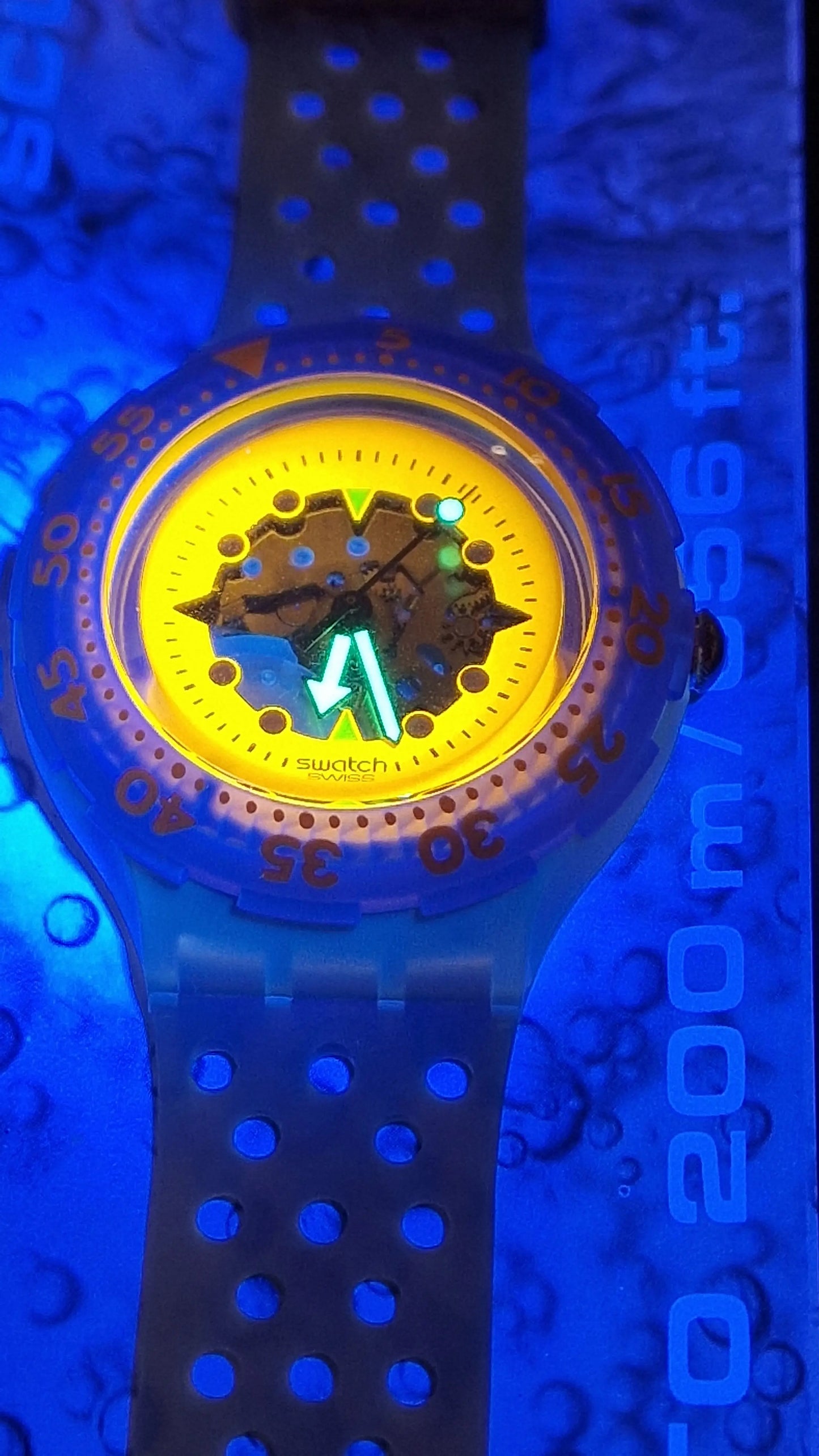 🔸 Swatch Scuba SDK103 Hypocampus (1990) – Iconic Scuba 200 Dive Watch