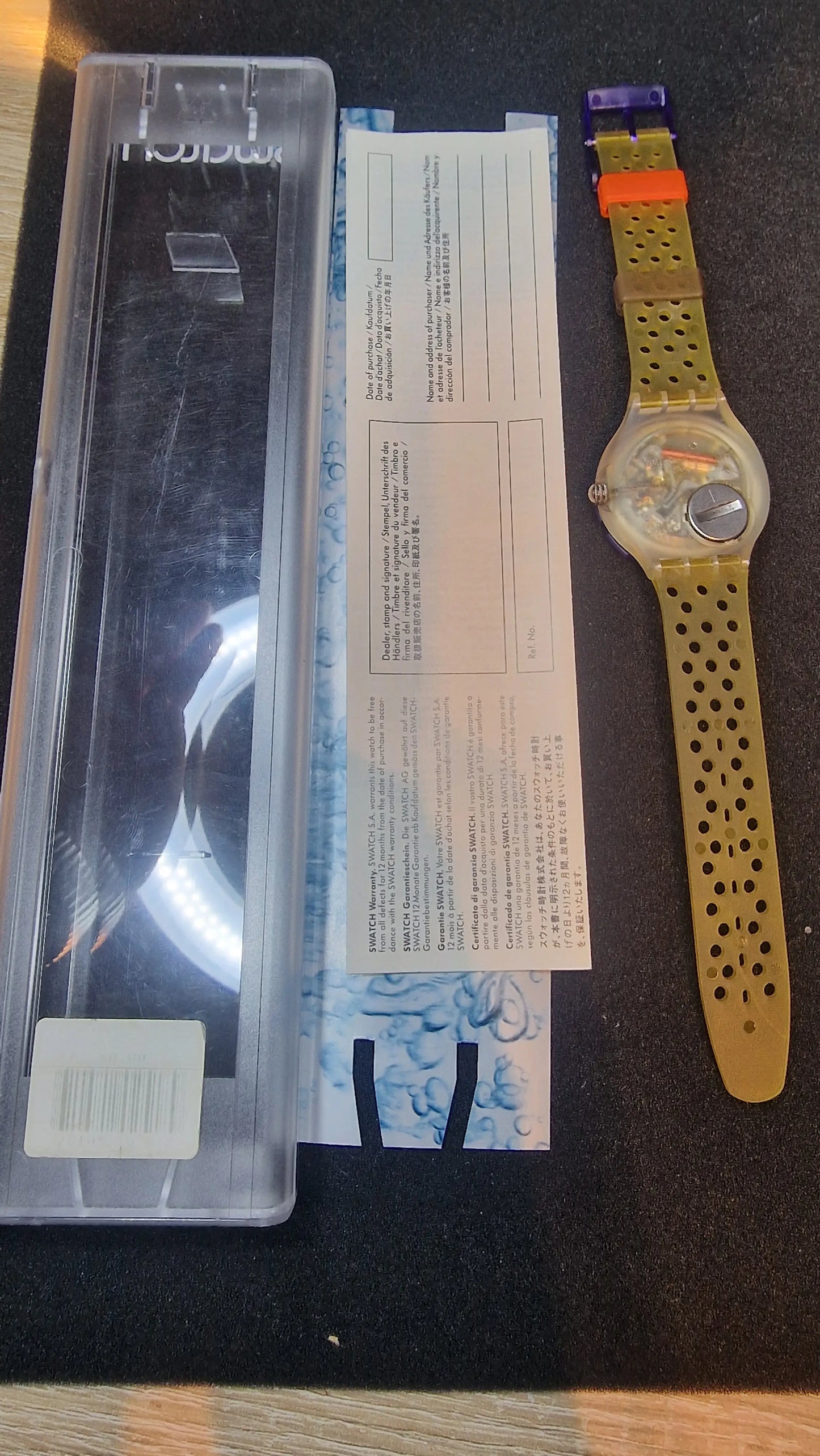 🔸 Swatch Scuba SDK103 Hypocampus (1990) – Iconic Scuba 200 Dive Watch