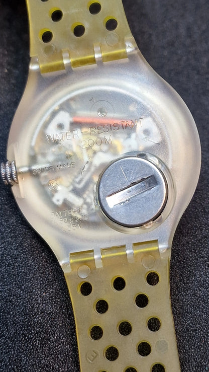 🔸 Swatch Scuba SDK103 Hypocampus (1990) – Iconic Scuba 200 Dive Watch