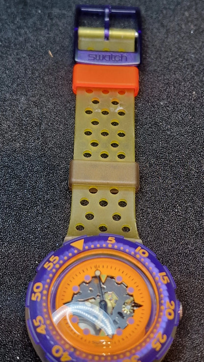 🔸 Swatch Scuba SDK103 Hypocampus (1990) – Iconic Scuba 200 Dive Watch