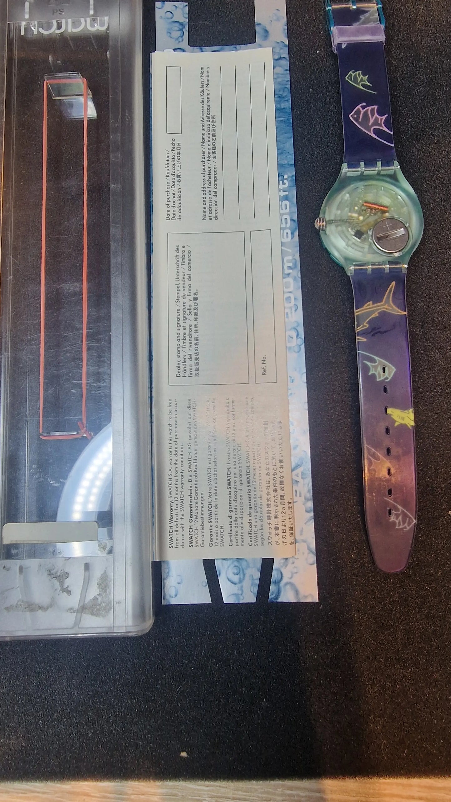 🦈 Swatch Scuba 200 – SDN101 Happy Fish (1991) 🎉