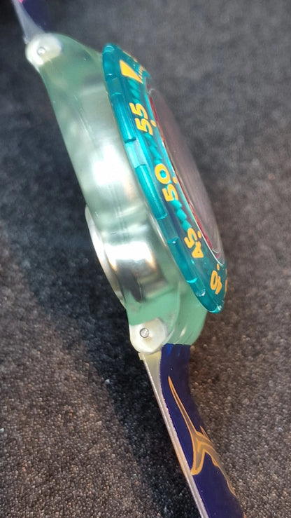 🦈 Swatch Scuba 200 – SDN101 Happy Fish (1991) 🎉