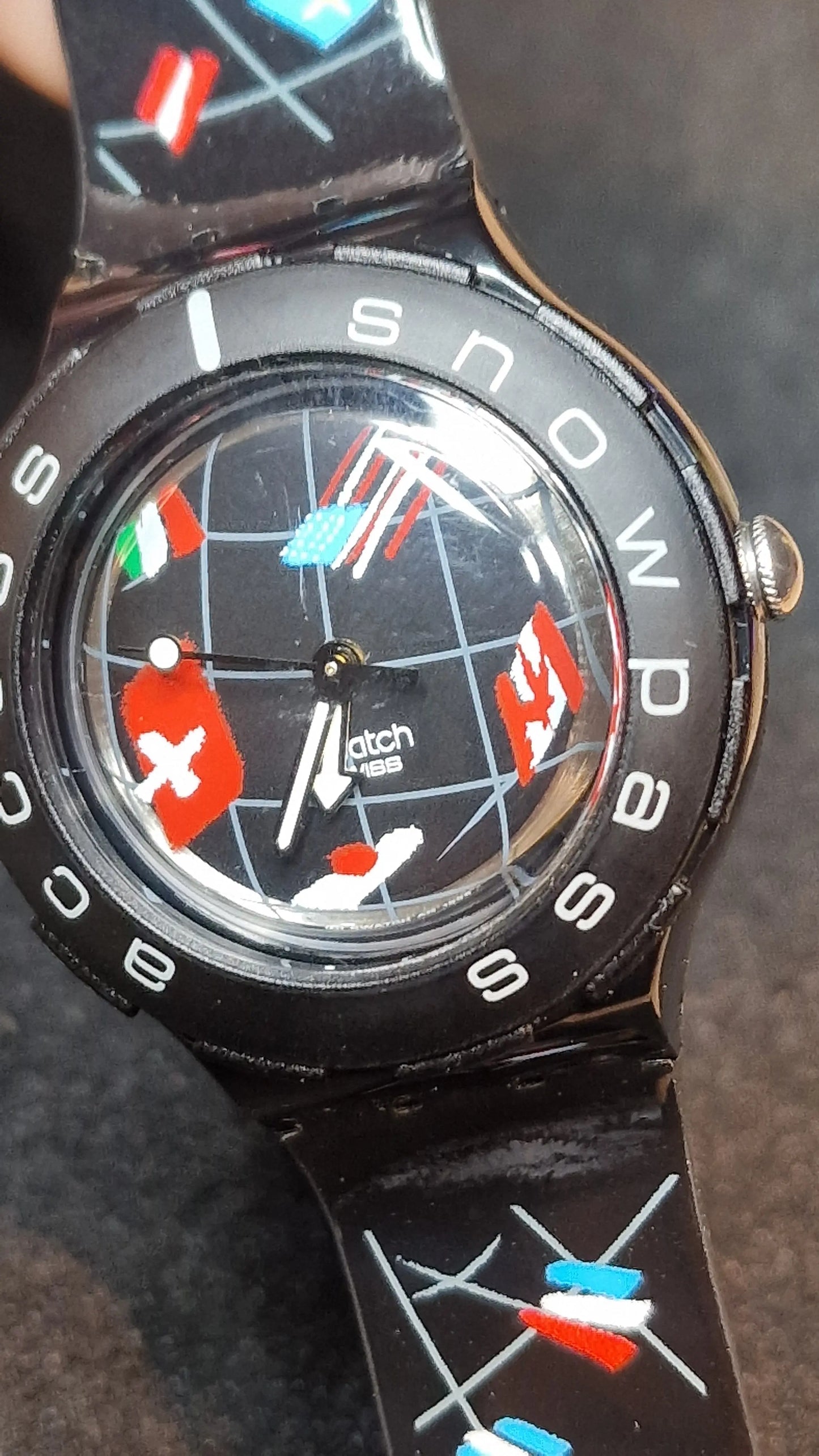 🏔️ Swatch Scuba SHB102 – Swiss Ski Team / Swissair (1998)
