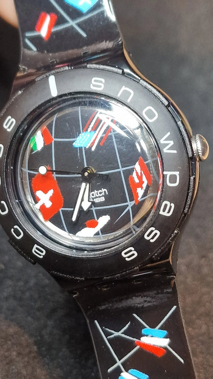 🏔️ Swatch Scuba SHB102 – Swiss Ski Team / Swissair (1998)