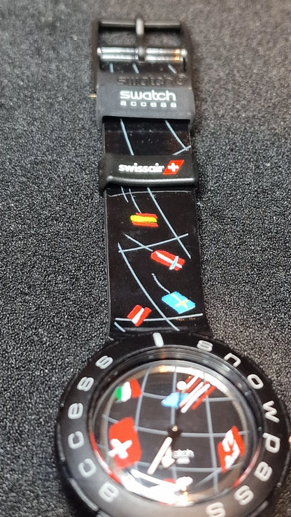 🏔️ Swatch Scuba SHB102 – Swiss Ski Team / Swissair (1998)