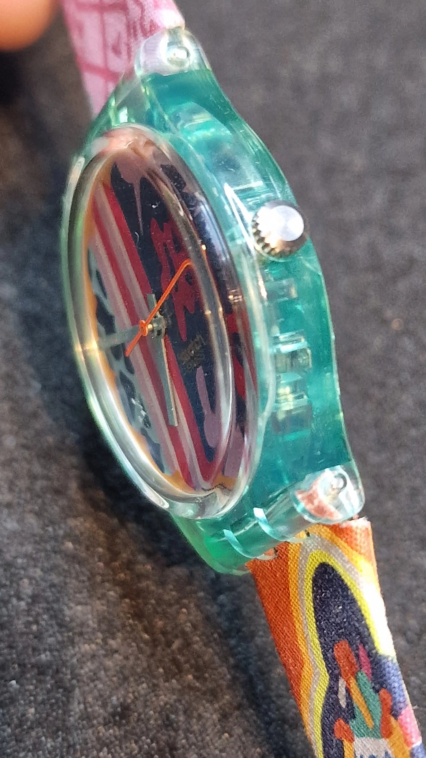 🌺 Swatch GL103 “Mogador” (1991) – Colorful Cultural Masterpiece