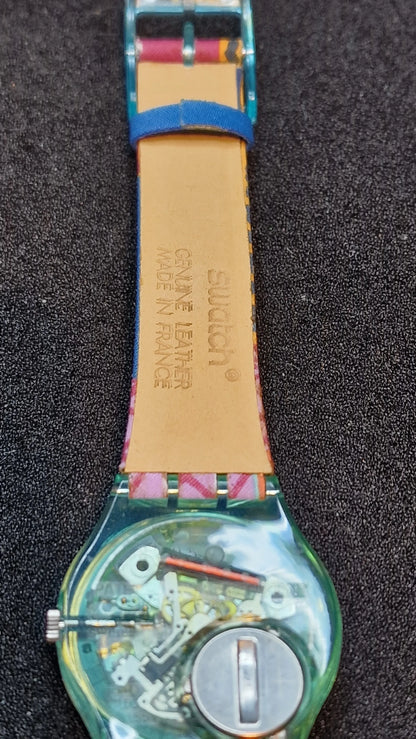 🌺 Swatch GL103 “Mogador” (1991) – Colorful Cultural Masterpiece