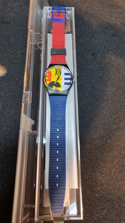 🕒 Swatch GB117 – “Nine to Six” (1987)