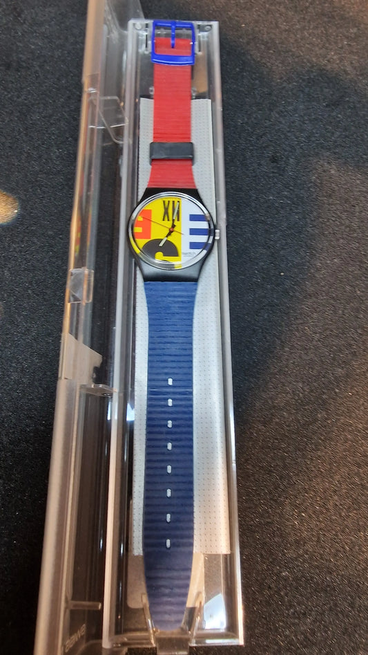 🕒 Swatch GB117 – “Nine to Six” (1987)