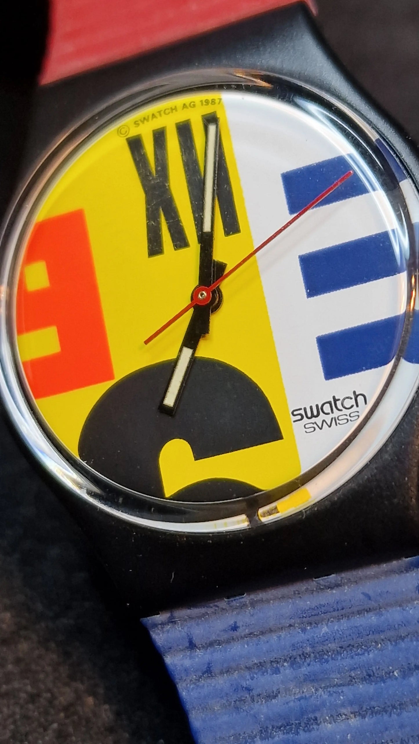 🕒 Swatch GB117 – “Nine to Six” (1987)