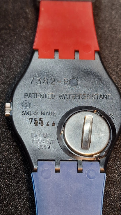 🕒 Swatch GB117 – “Nine to Six” (1987)