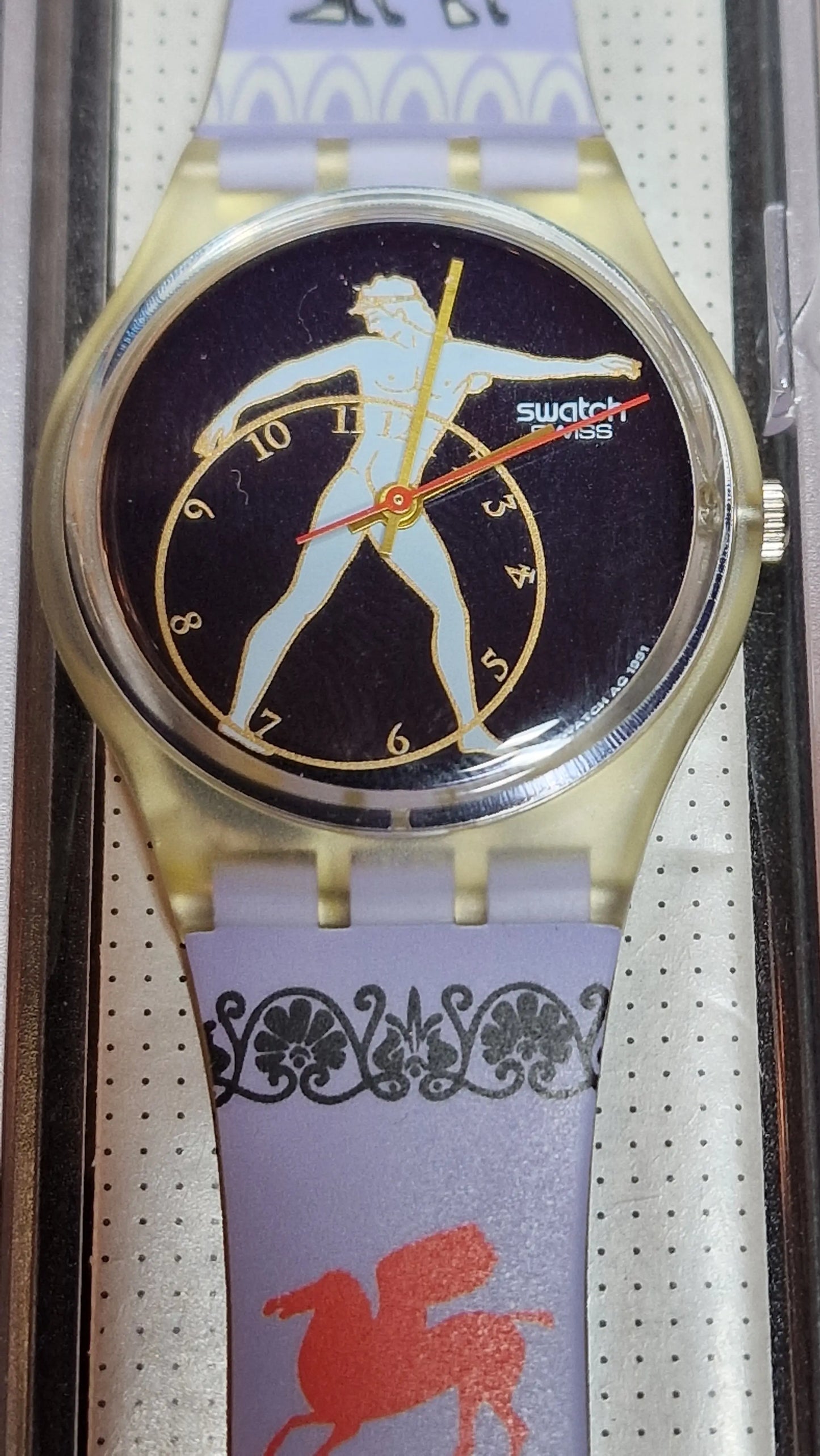 🟣 Swatch GK141 – “Discobolus” (1992)