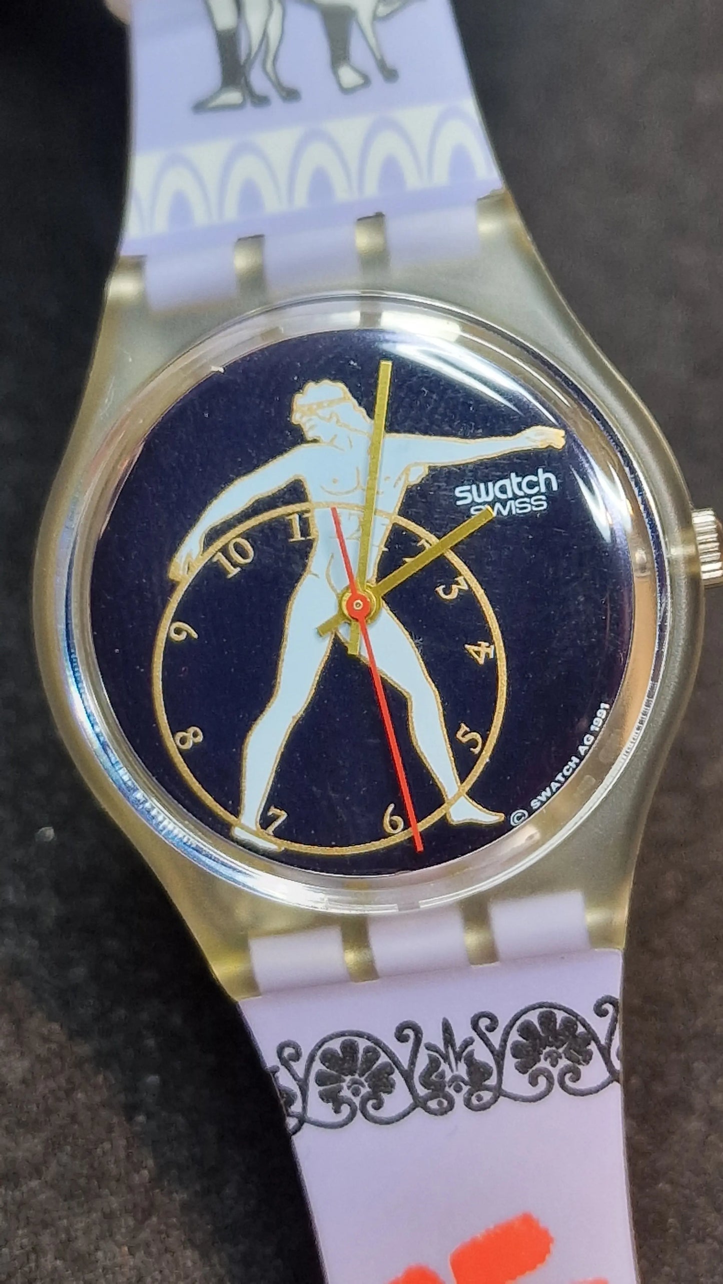 🟣 Swatch GK141 – “Discobolus” (1992)