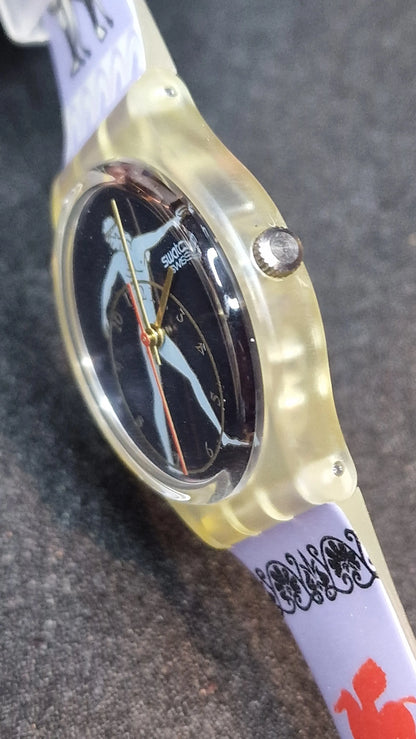🟣 Swatch GK141 – “Discobolus” (1992)
