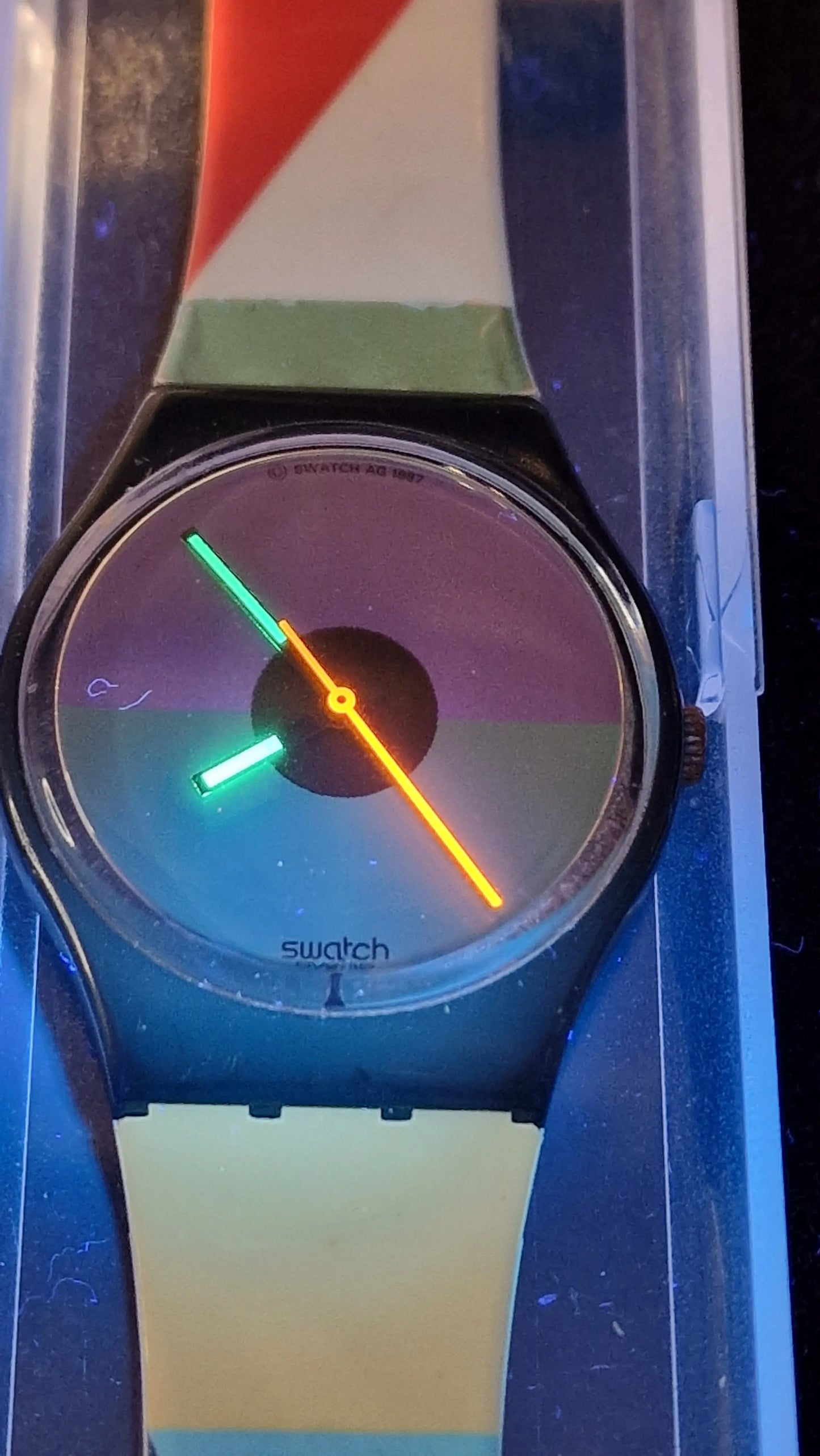 🕰️ Swatch GB121 – “St. Catherine’s Point” (1988)