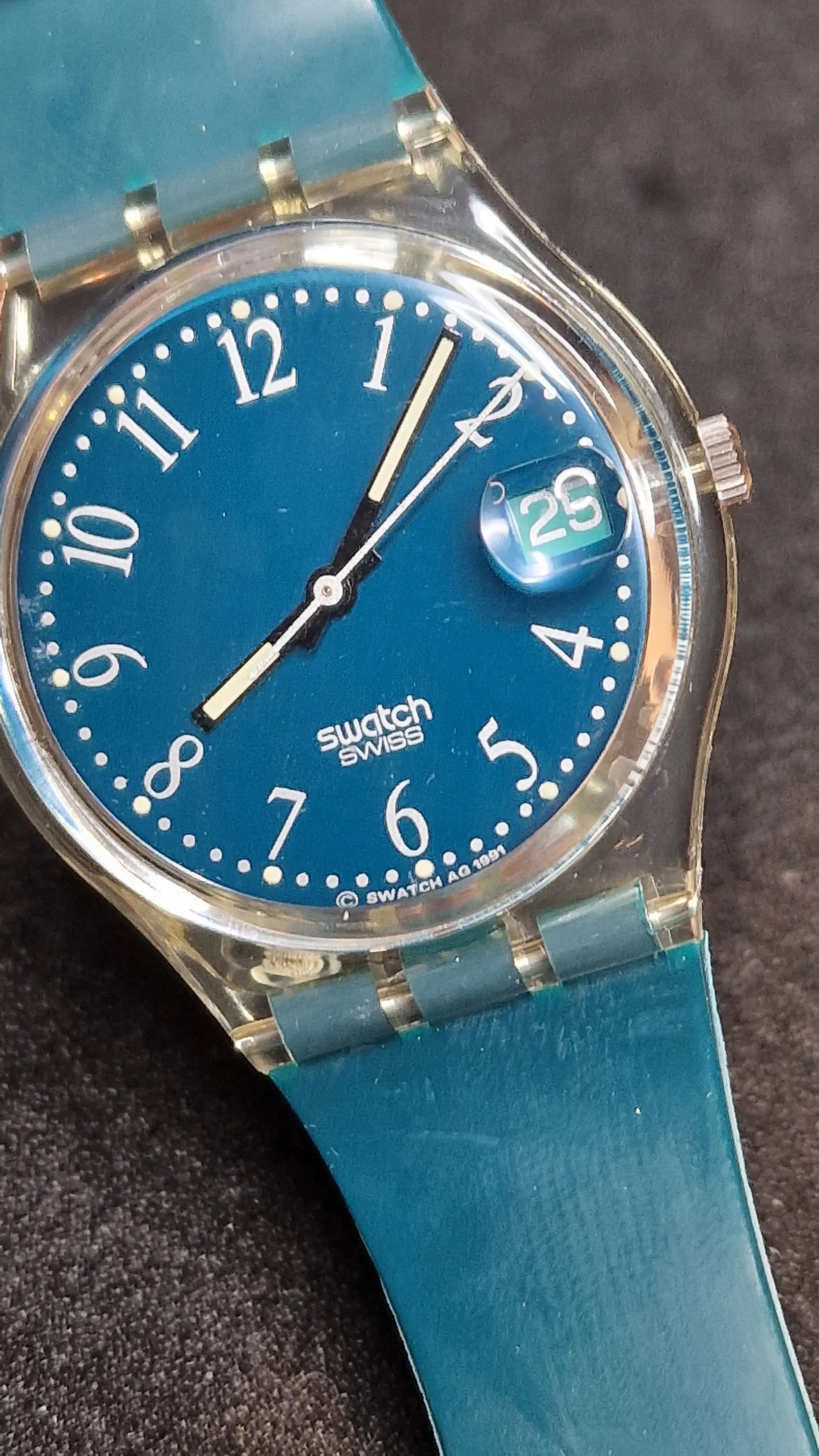 🌿 Swatch GK401 – Grüne Lui (1992) | Vintage Original