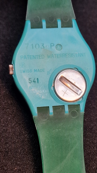🌺 Swatch GL400 – “Pago Pago” (1986) | Vintage Original