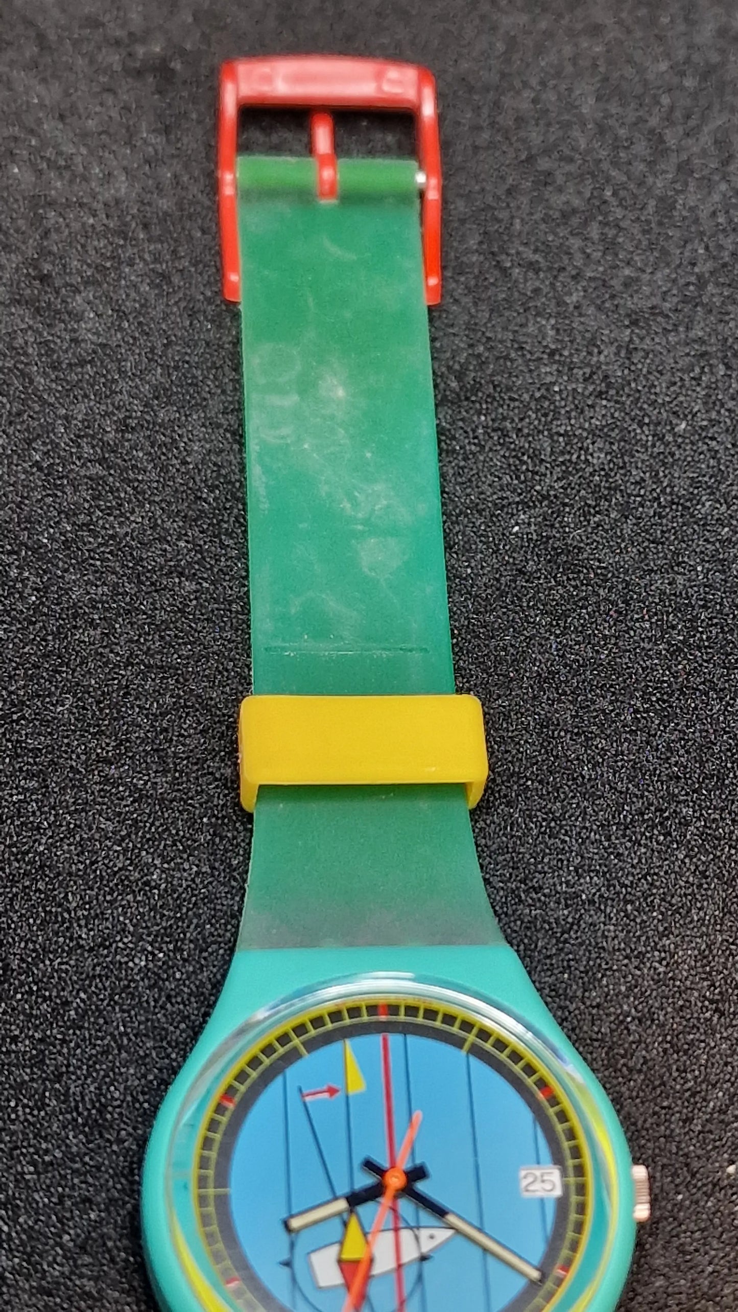 🌺 Swatch GL400 – “Pago Pago” (1986) | Vintage Original