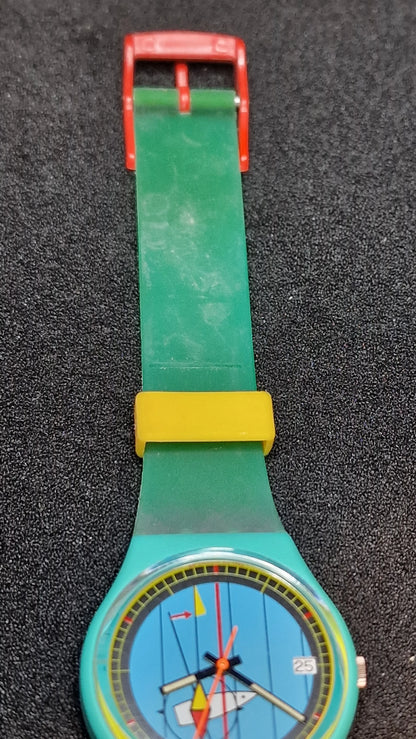 🌺 Swatch GL400 – “Pago Pago” (1986) | Vintage Original
