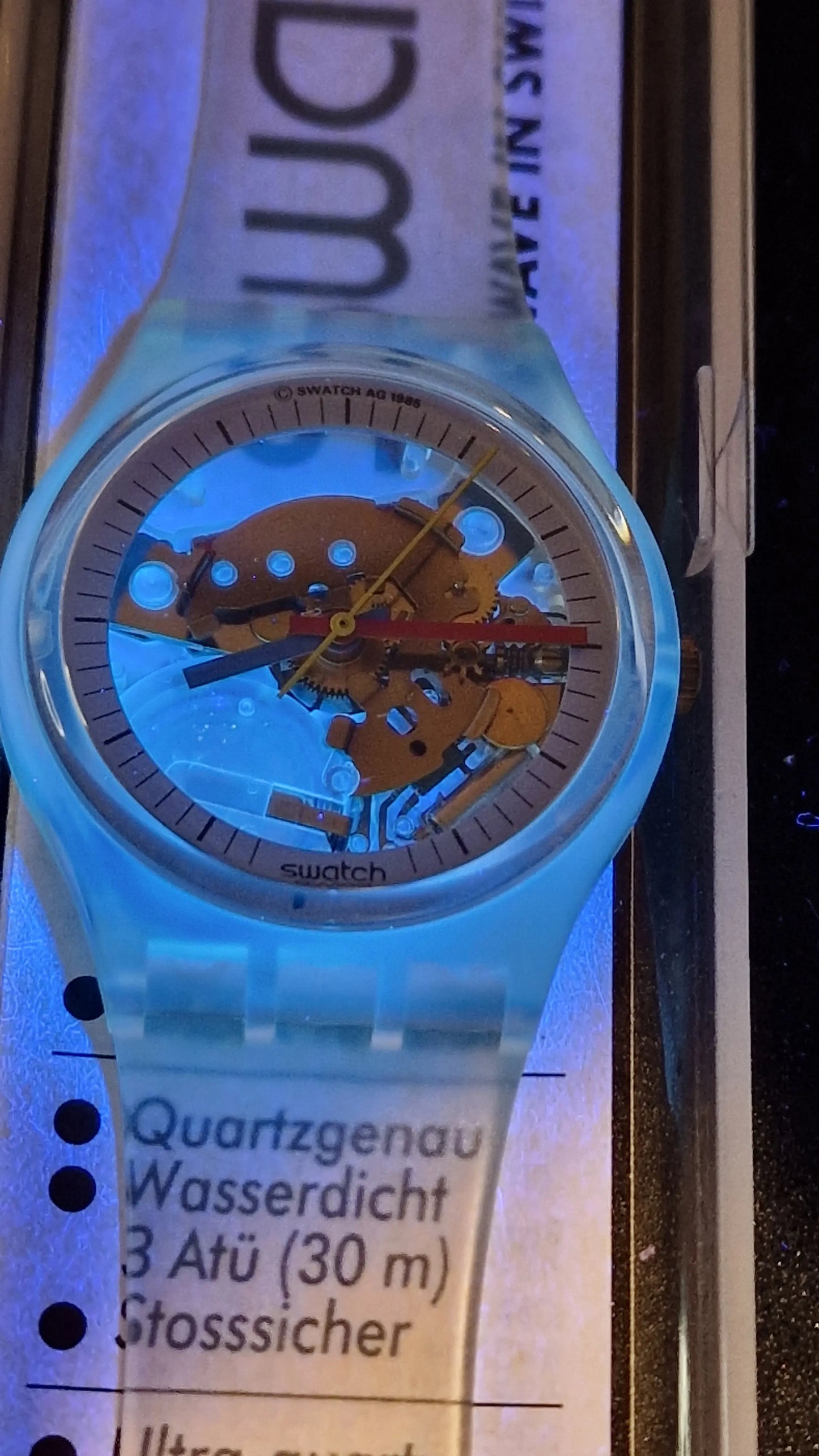 🪼 Swatch GK100 – Jelly Fish (1985) | Vintage Transparent Classic