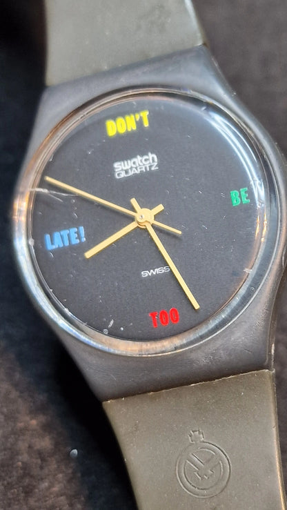🕒 Swatch GA100 – “Don’t Be Too Late” (1984) | Vintage Classic