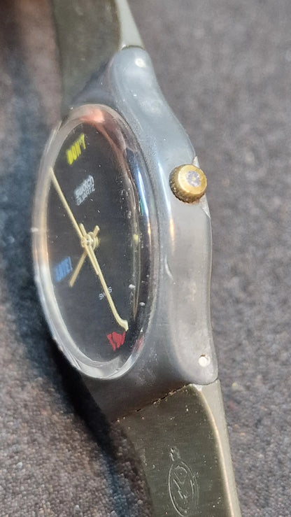 🕒 Swatch GA100 – “Don’t Be Too Late” (1984) | Vintage Classic