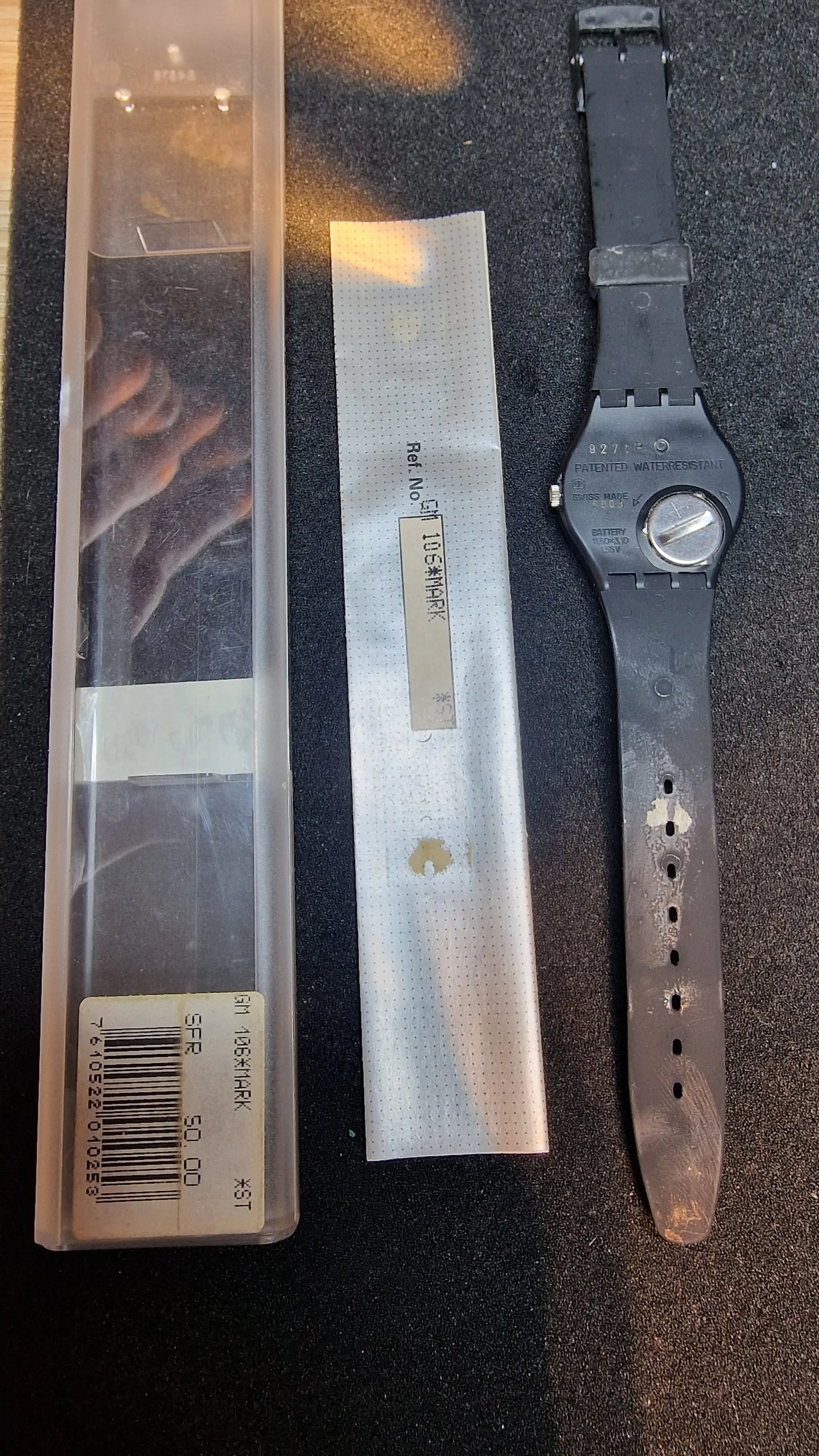 🕒 Swatch GB411 – Grey Line (1989)