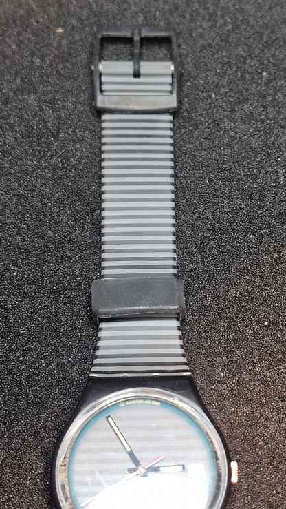🕒 Swatch GB411 – Grey Line (1989)