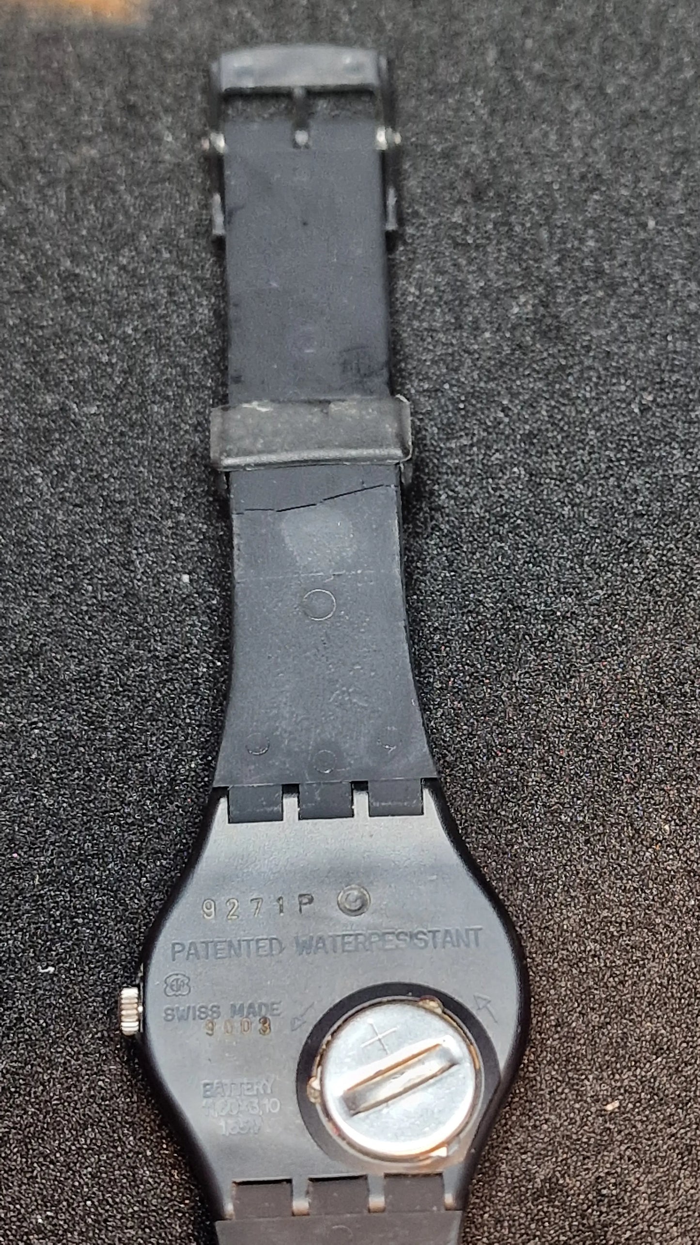 🕒 Swatch GB411 – Grey Line (1989)