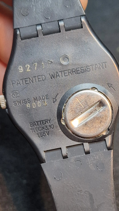 🕒 Swatch GB411 – Grey Line (1989)