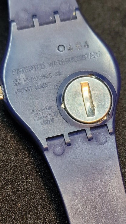 🕰️ Swatch FB702 – Navy Roman (1984) | Vintage Classic | Original