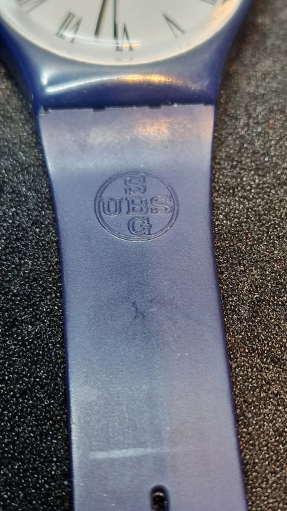 🕰️ Swatch FB702 – Navy Roman (1984) | Vintage Classic | Original