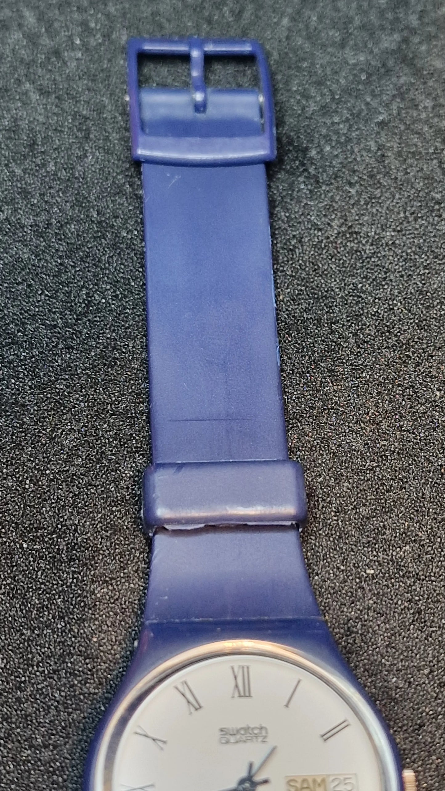 🕰️ Swatch FB702 – Navy Roman (1984) | Vintage Classic | Original