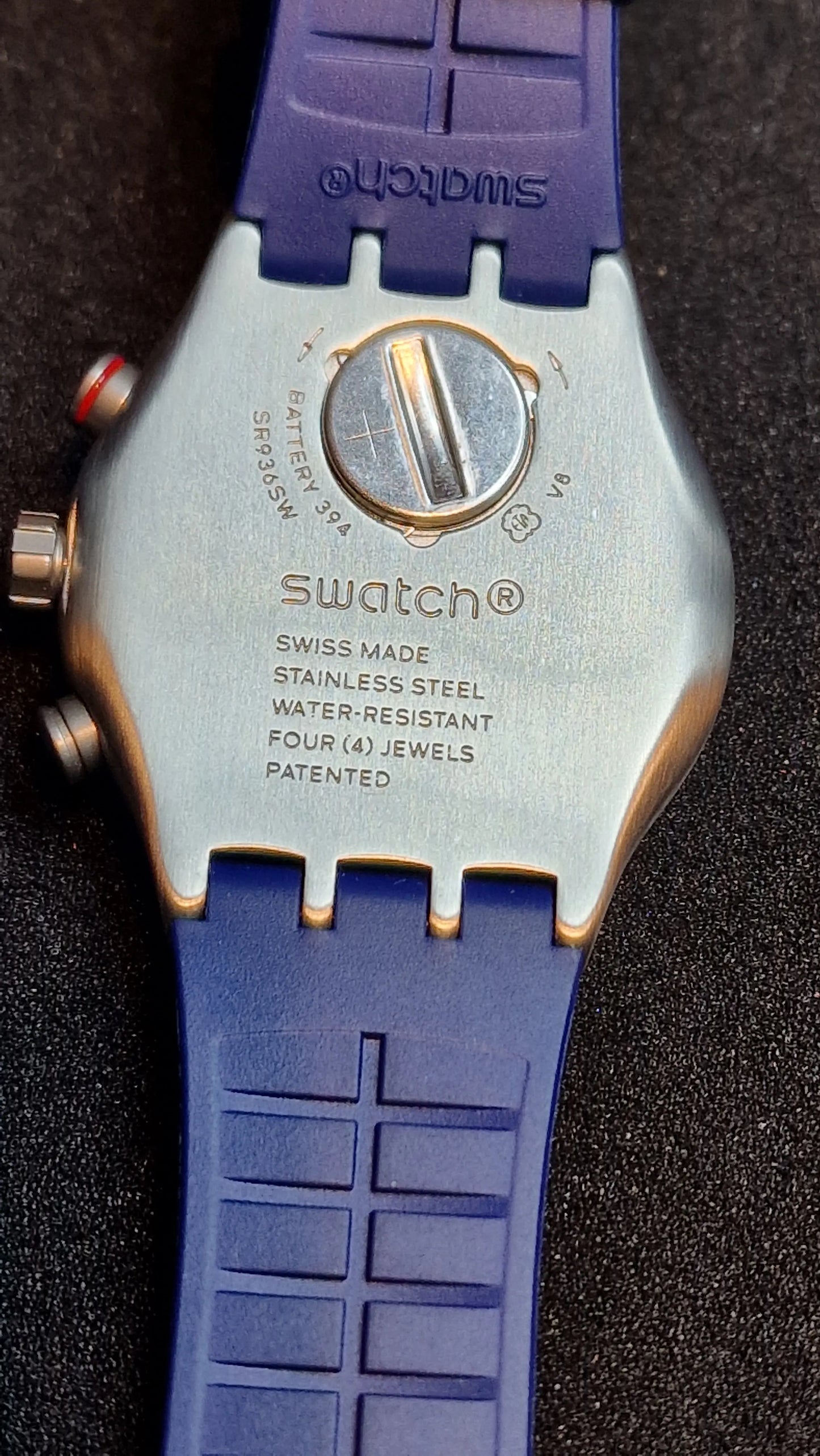 🔥 Swatch Irony Chrono YVS435 “Blau Me On” – 44mm | Swiss Made Icon 🔥