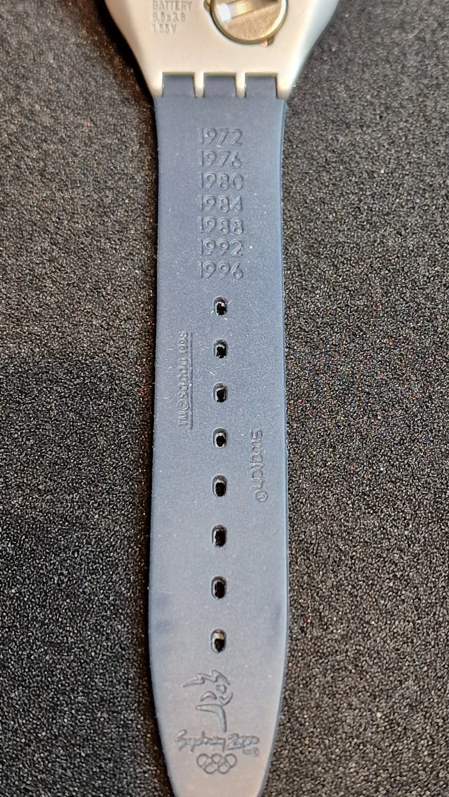 🌍 Swatch Irony Aluminium “Sydney 2000 Olympic” YGS7004 – Big Backfire (2000)