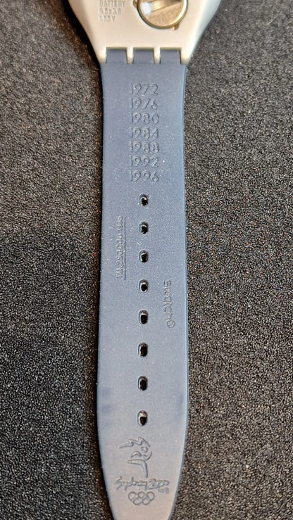 🌍 Swatch Irony Aluminium “Sydney 2000 Olympic” YGS7004 – Big Backfire (2000)