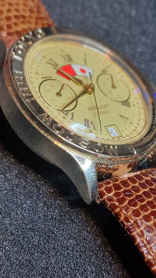⌚ Poljot “Moscow – Tokyo” Mechanical Chronograph (Cal. 3133) 🇷🇺🇯🇵 | Limited 01053/10000