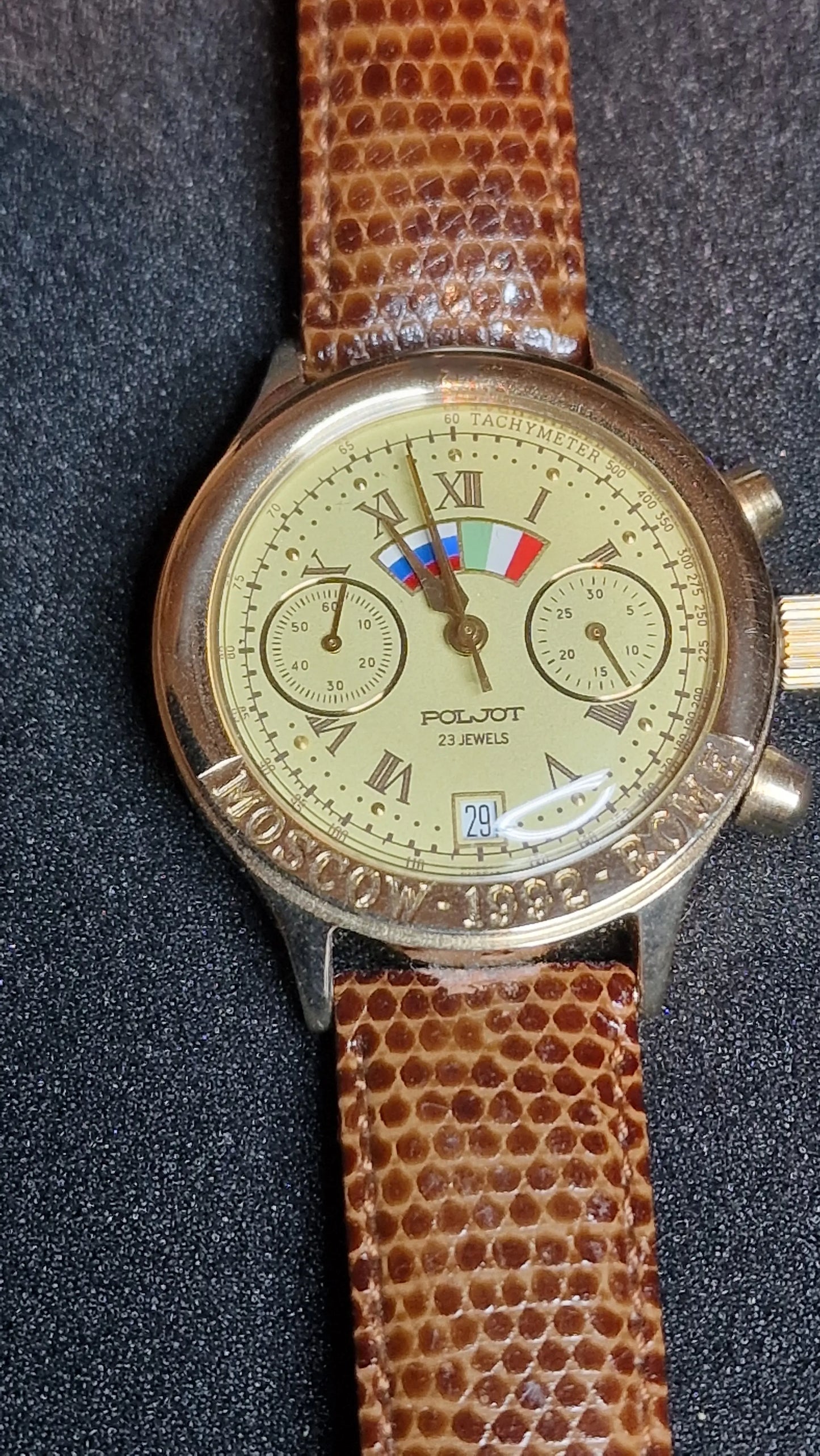 ⌚ Poljot “Moscow 1992 – Rome” Mechanical Chronograph 🇷🇺🇮🇹 | Limited 12115/25000 ✅