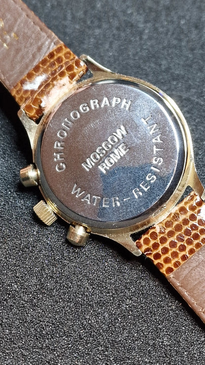 ⌚ Poljot “Moscow 1992 – Rome” Mechanical Chronograph 🇷🇺🇮🇹 | Limited 12115/25000 ✅
