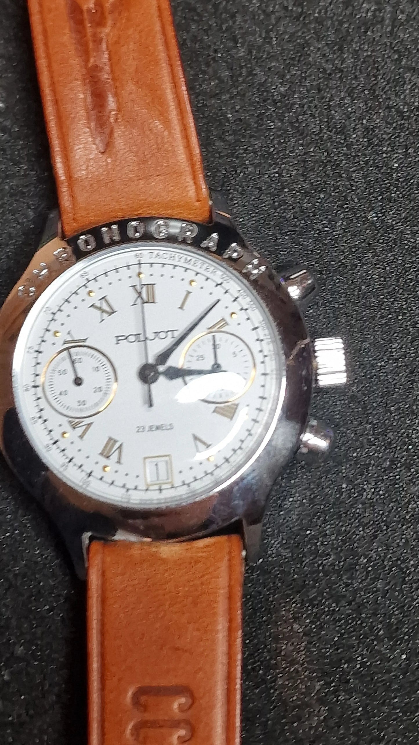 ✈️ Poljot BURAN Chronograph – Handwinding Cal. 3133 (23 Jewels) – Vintage Pilot Style 🧭