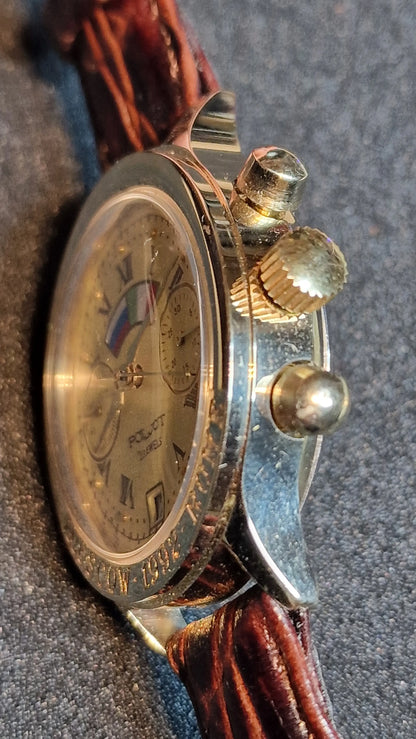 Poljot “Moscow 1992 – Rome” Mechanical Chronograph (Limited 23532/25000) 🇷🇺🇮🇹