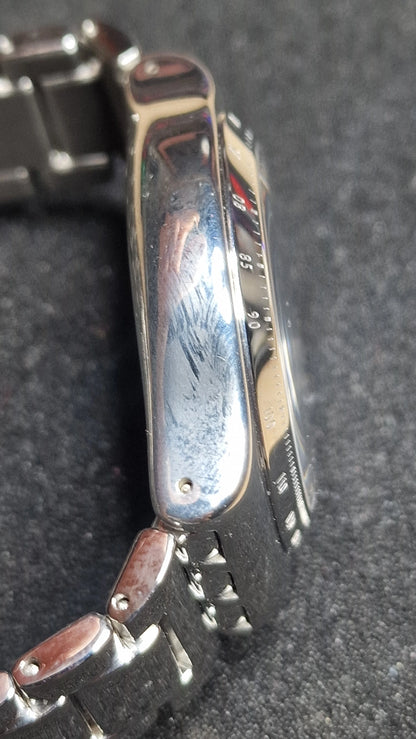 🔵Swatch Irony Chrono SKY ICON (YVS459G) 2018 – Ice Blue Dial + Steel Bracelet⏱️✨