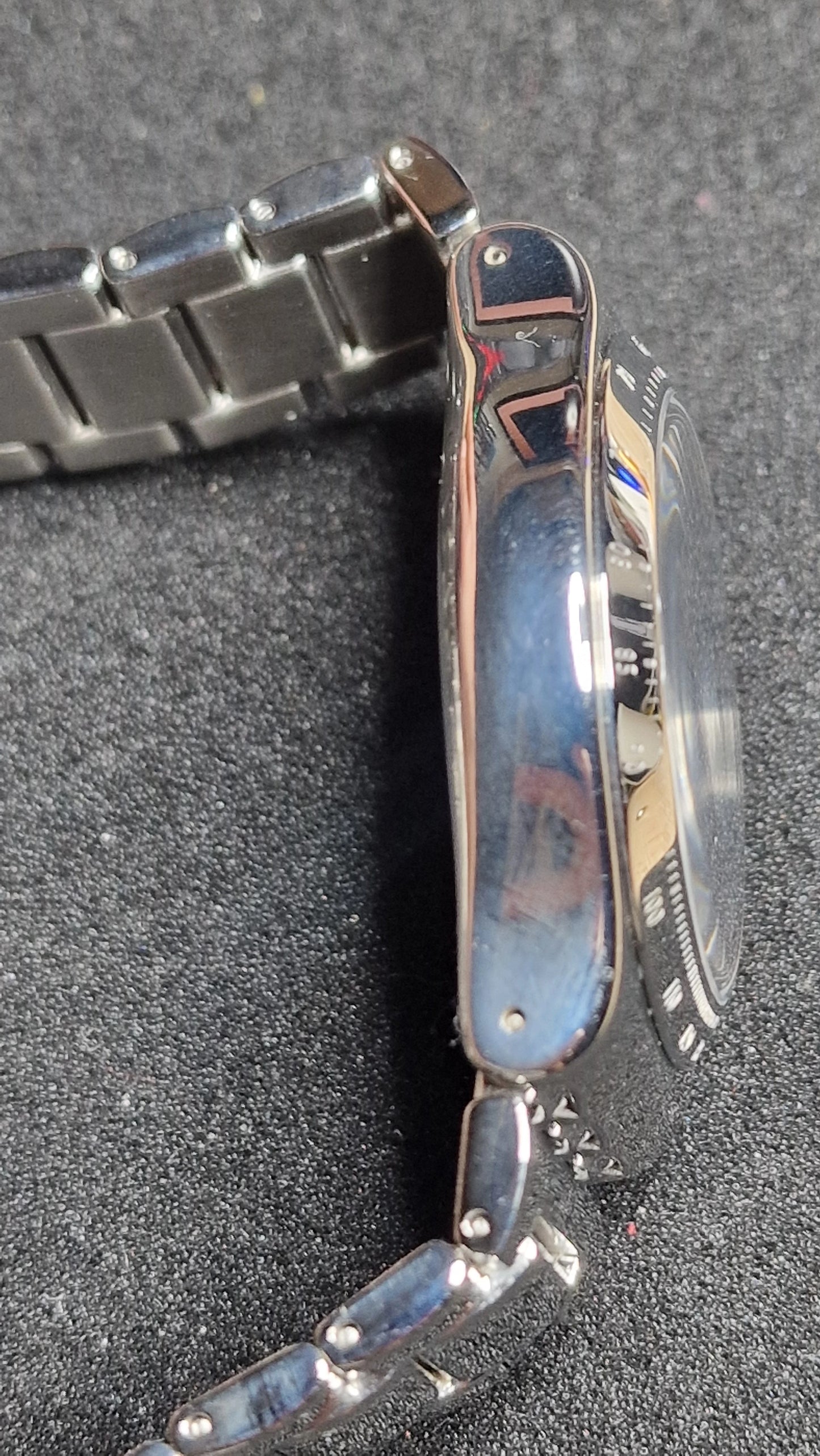 🔵Swatch Irony Chrono SKY ICON (YVS459G) 2018 – Ice Blue Dial + Steel Bracelet⏱️✨