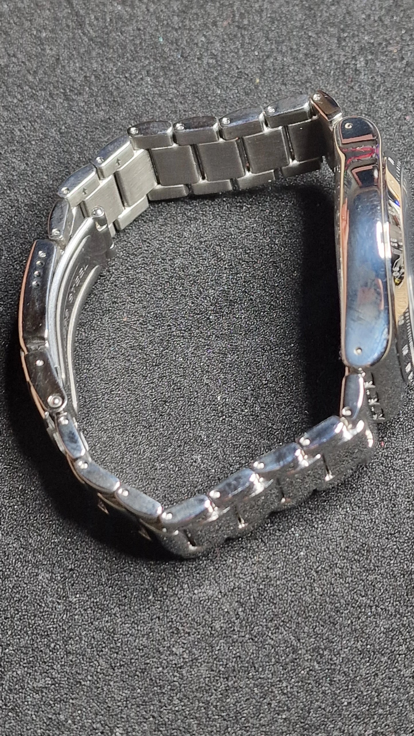 🔵Swatch Irony Chrono SKY ICON (YVS459G) 2018 – Ice Blue Dial + Steel Bracelet⏱️✨