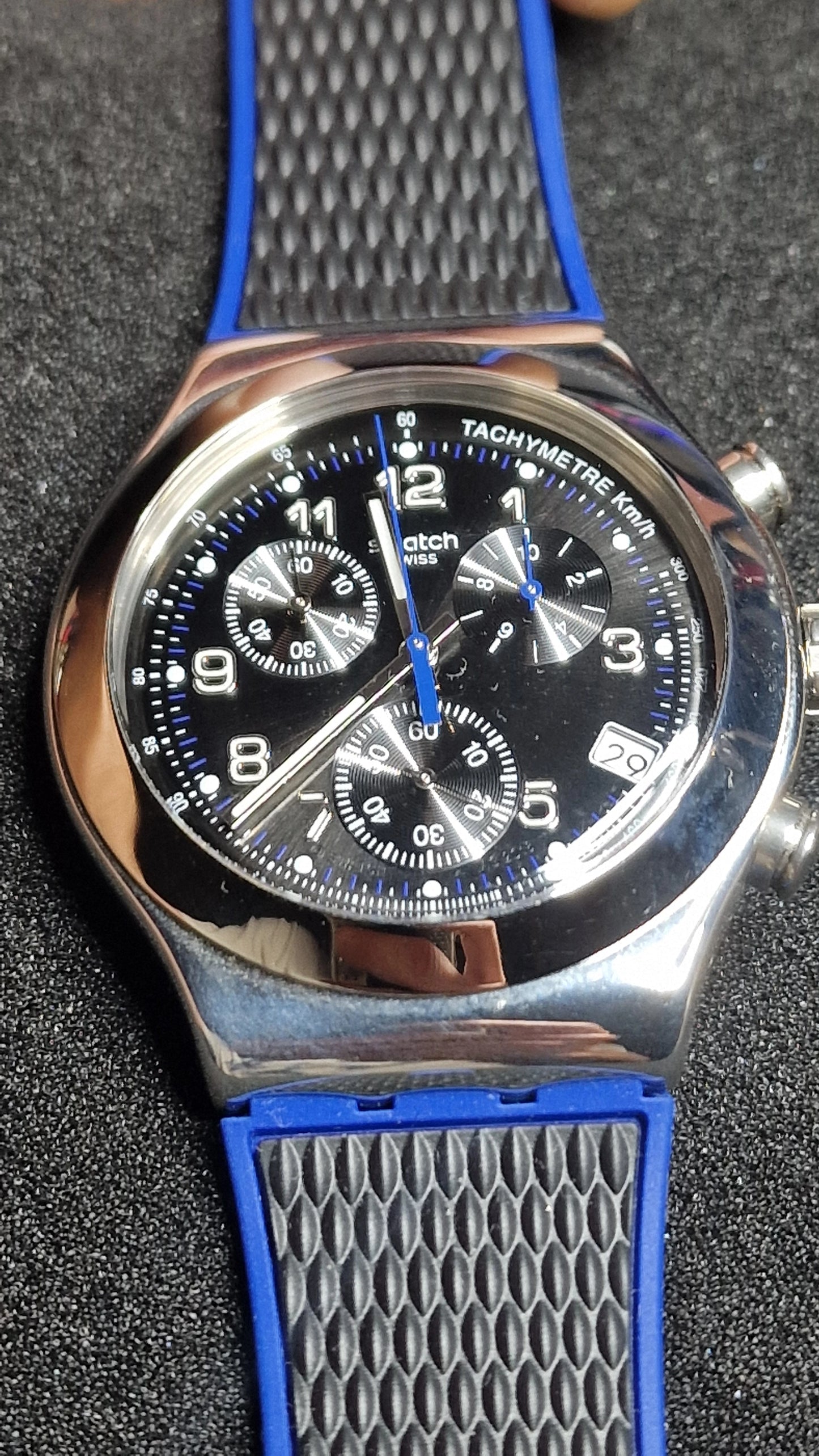 Swatch Irony Chrono YVS451 “Secret Mission” (AG2018) 🕵️‍♂️⏱️