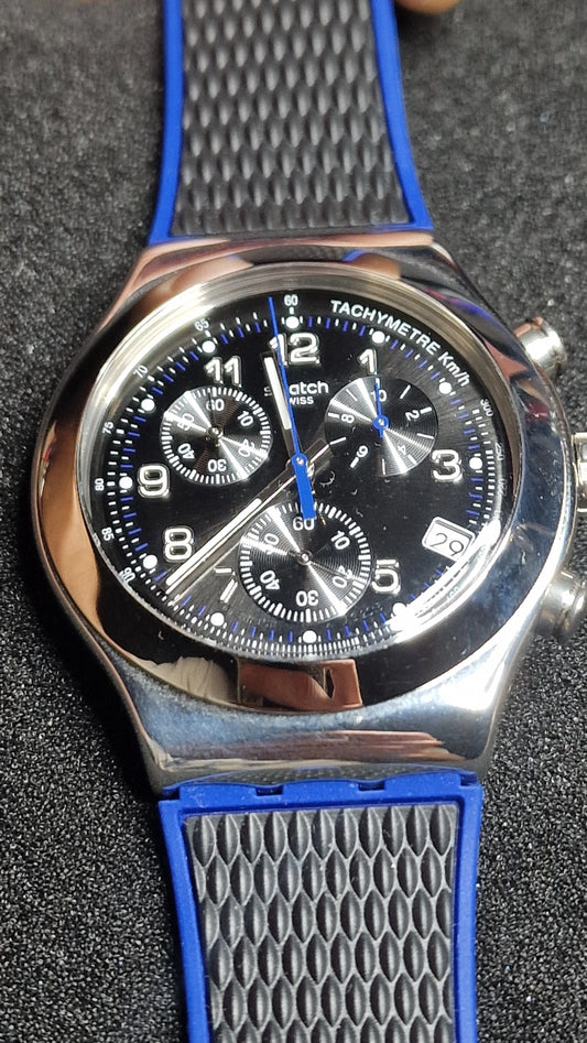 Swatch Irony Chrono YVS451 “Secret Mission” (AG2018) 🕵️‍♂️⏱️