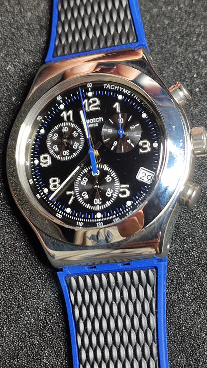 Swatch Irony Chrono YVS451 “Secret Mission” (AG2018) 🕵️‍♂️⏱️